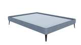 Base Box Sommier Luxo Bouclé Cinza 15 cm - Orthocrin
