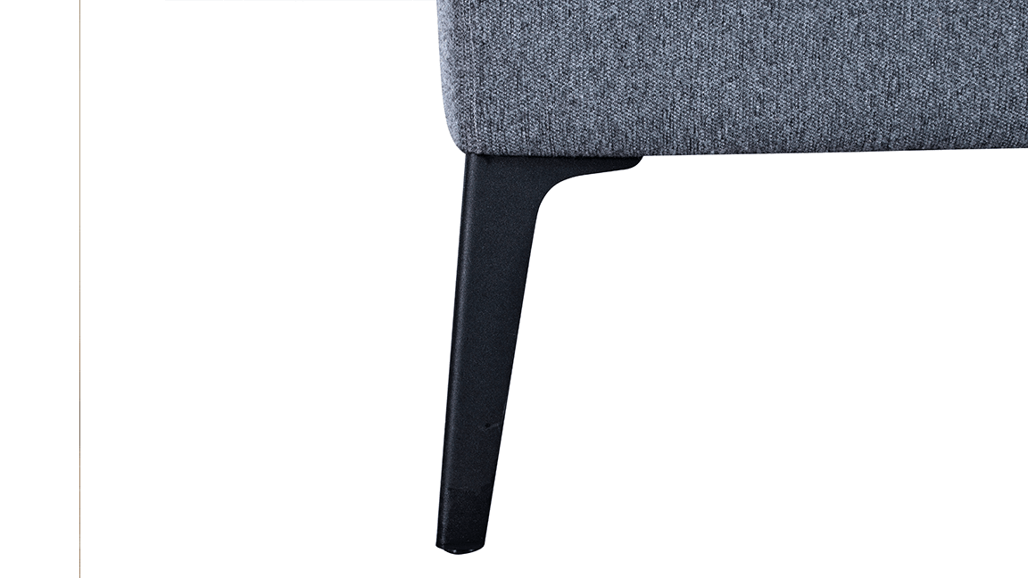 Base Box Sommier Luxo Bouclé Cinza 15 cm - Orthocrin