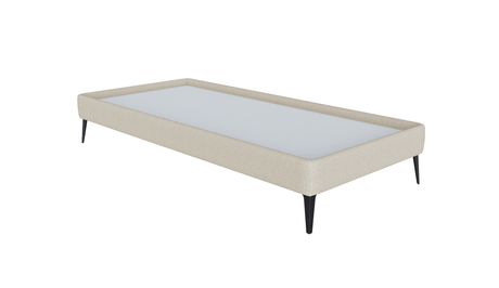 Base Box Sommier Luxo Bouclé Pérola 15 cm - Orthocrin