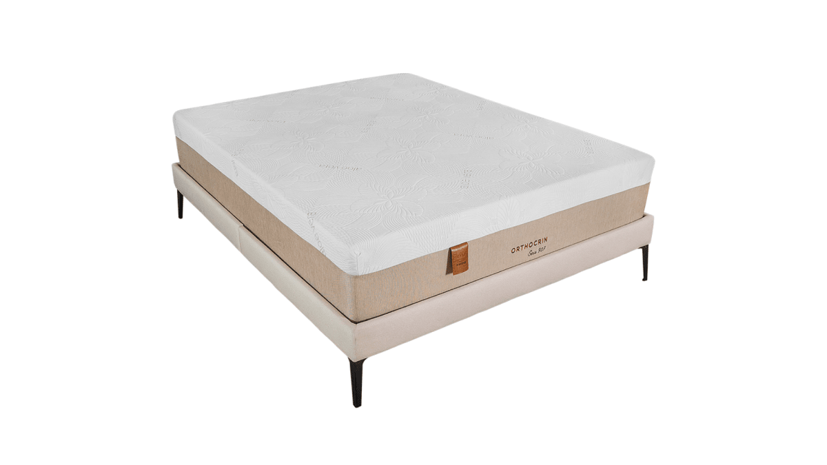 Base Box Sommier Luxo Bouclé Pérola 15 cm - Orthocrin