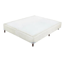Base Box Sommier Plus Bege Pés de Madeira Altura 24 cm - Orthocrin