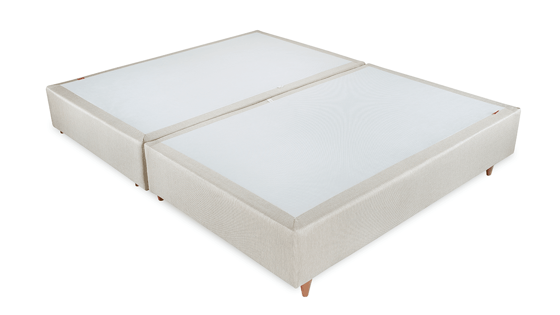 Base Box Sommier Plus Linho Areia 24 cm - Orthocrin