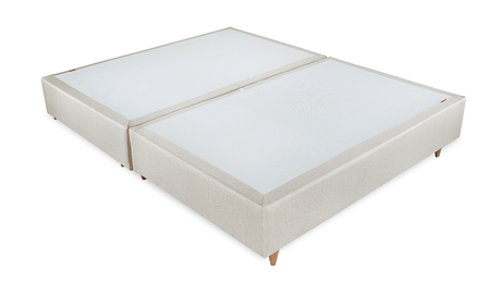 Base Box Sommier Plus Linho Areia 24 cm - Orthocrin