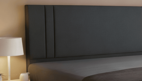 Cabeceira Estofada Âmbar Dark Tecido Linho - Orthocrin