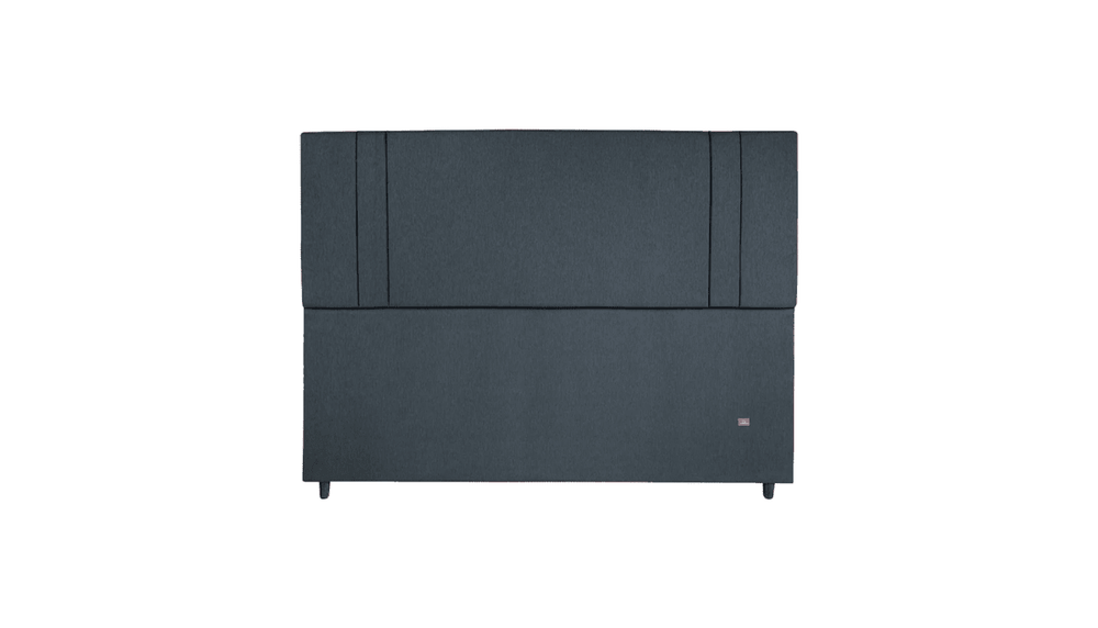 Cabeceira Estofada Âmbar Dark Tecido Linho - Orthocrin