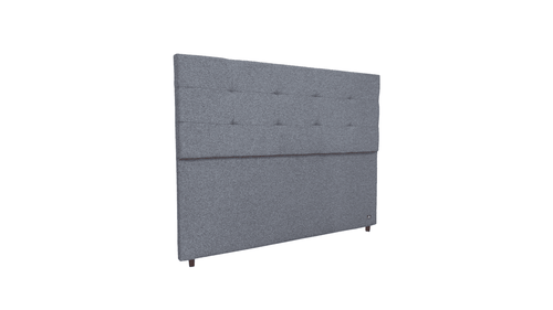 Cabeceira Estofada Diamond Cinza Tecido Bouclé - Orthocrin