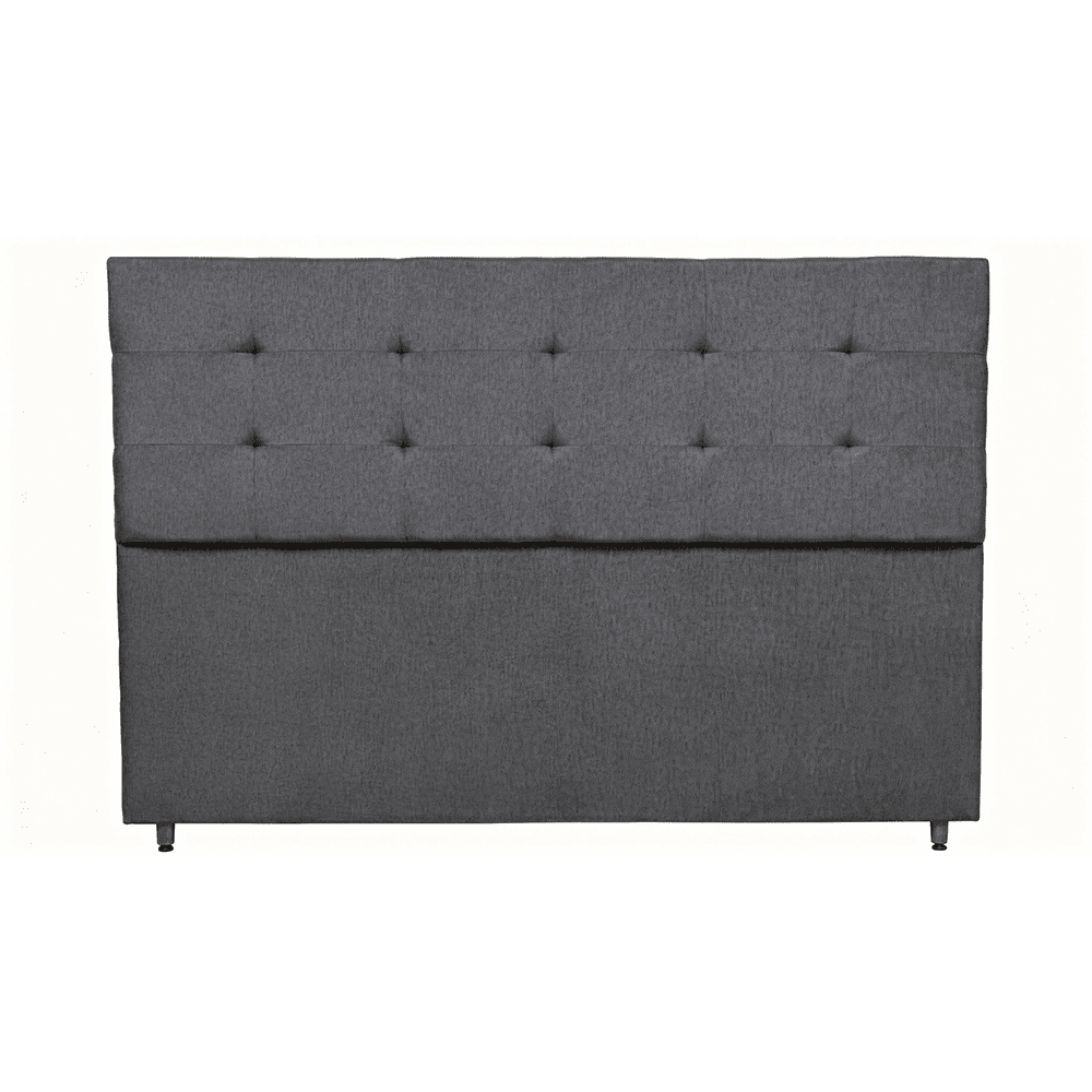 Cabeceira Estofada Diamond Dark Tecido Linho - Orthocrin
