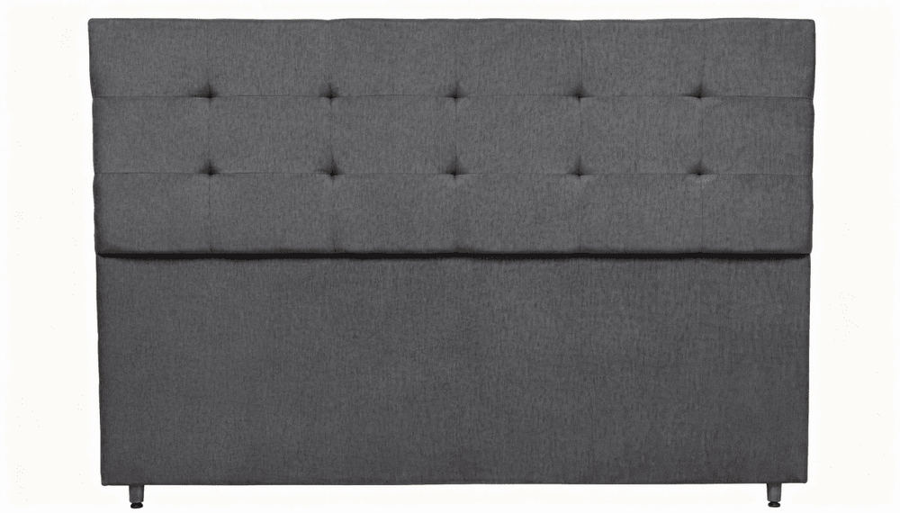 Cabeceira Estofada Diamond Dark Tecido Linho - Orthocrin