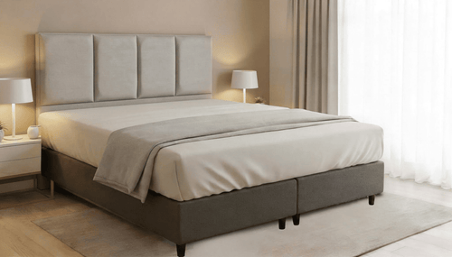 Cabeceira Estofada Garnet Sépia Tecido Facto - Orthocrin