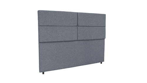 Cabeceira Estofada Lotus Cinza Tecido Bouclé - Orthocrin