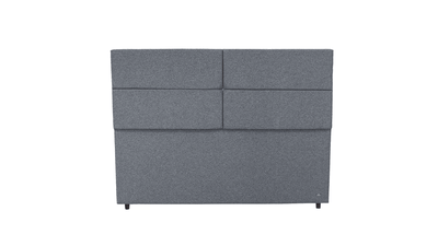 Cabeceira Estofada Lotus Cinza Tecido Bouclé - Orthocrin