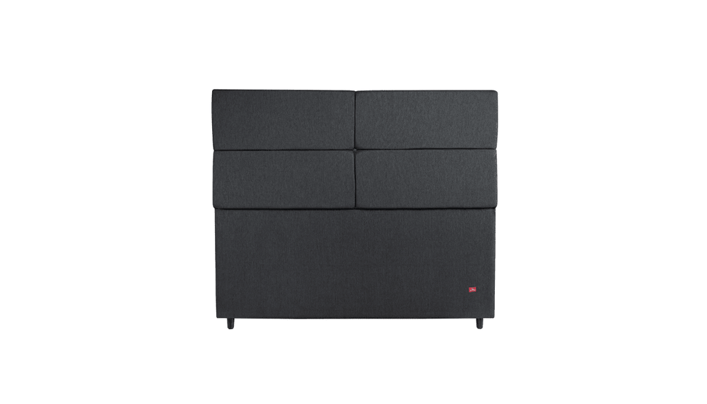 Cabeceira Estofada Lotus Dark Tecido Linho - Orthocrin