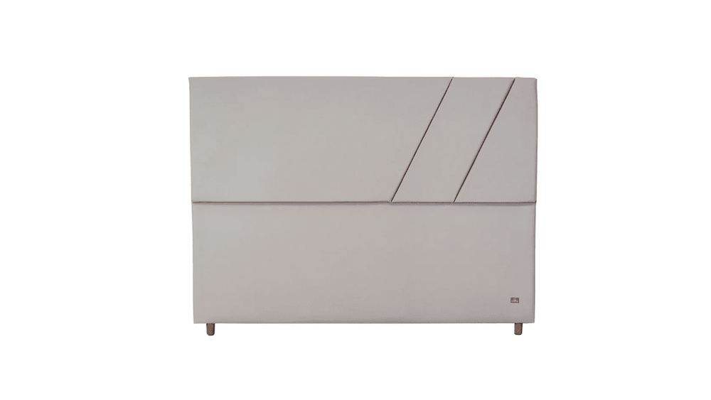 Cabeceira Estofada Topázio Sépia Tecido Facto - Orthocrin