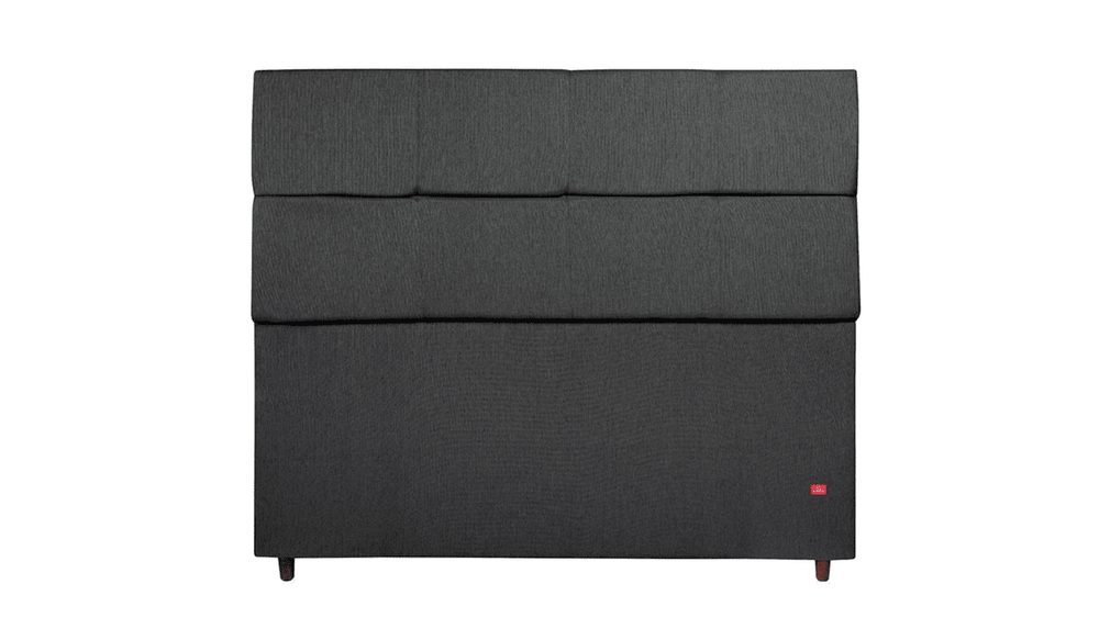 Cabeceira Estofada Verbena Dark Tecido Linho - Orthocrin