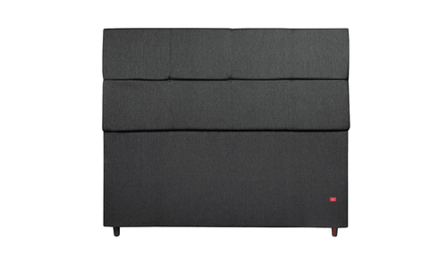 Cabeceira Estofada Verbena Dark Tecido Linho - Orthocrin