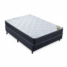 (Colchão + Box!) Colchão Espuma Polaris Ultra D33 Altura 25cm + Box Sommier Plus Dark - Orthocrin