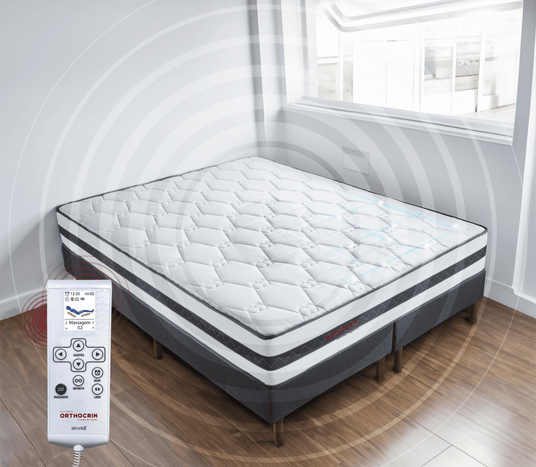 Colchão Magnético Espuma Vibromassagem Persona Magnetic Massageador - Orthocrin