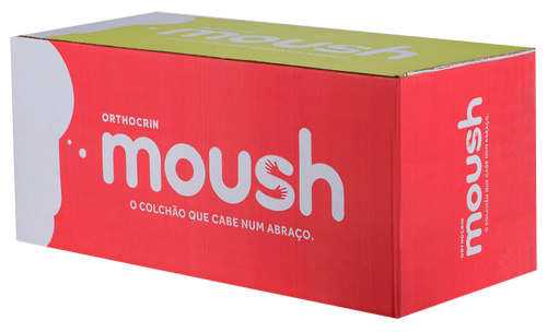 Colchão na Caixa Moush Original Visco + Espuma D33 Orthocrin