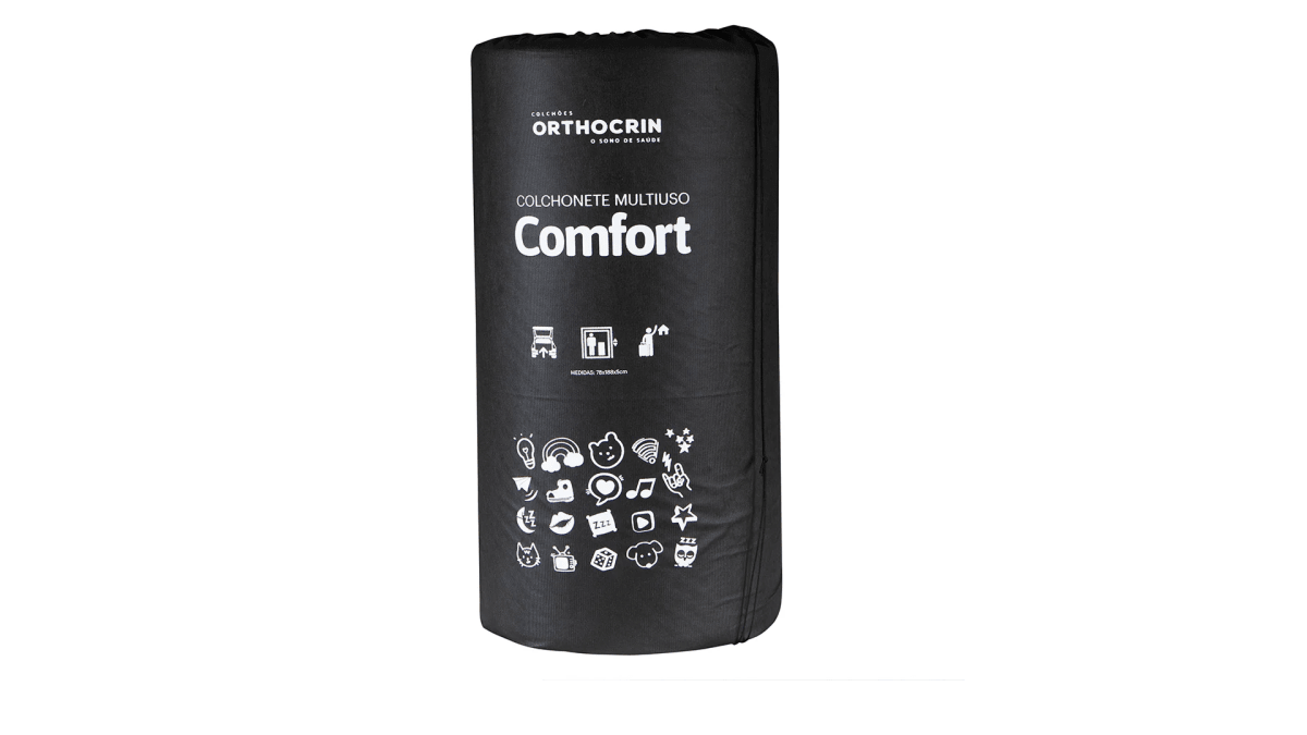Colchonete para Viagem e Camping Multiuso Comfort - Orthocrin