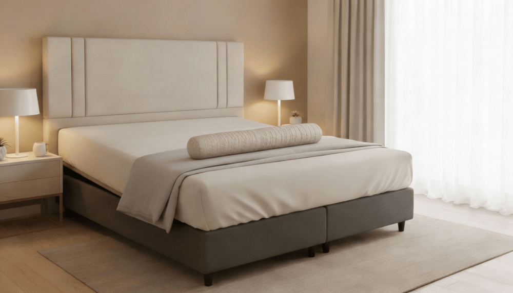 Rolo para Cama Linho Areia - Orthocrin