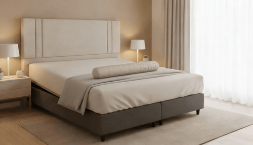 Rolo para Cama Linho Areia - Orthocrin