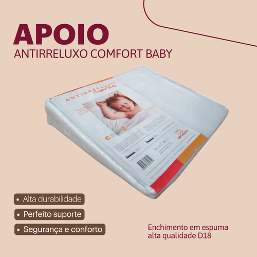 Travesseiro Apoio Antirrefluxo para Bebê Comfort Baby - Orthocrin