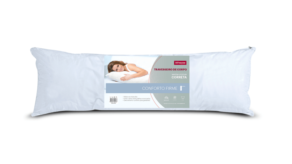 Travesseiro de Corpo com Fibra Siliconada - Orthocrin
