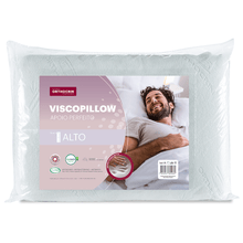 Travesseiro de Espuma Viscoelástica Viscopillow Alto 48x68x15 - Orthocrin