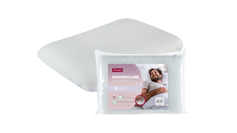 Travesseiro de Espuma Viscoelástica Viscopillow Alto - Orthocrin