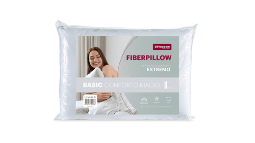 Travesseiro de Fibra Fiberpillow Basic 12 cm - Orthocrin