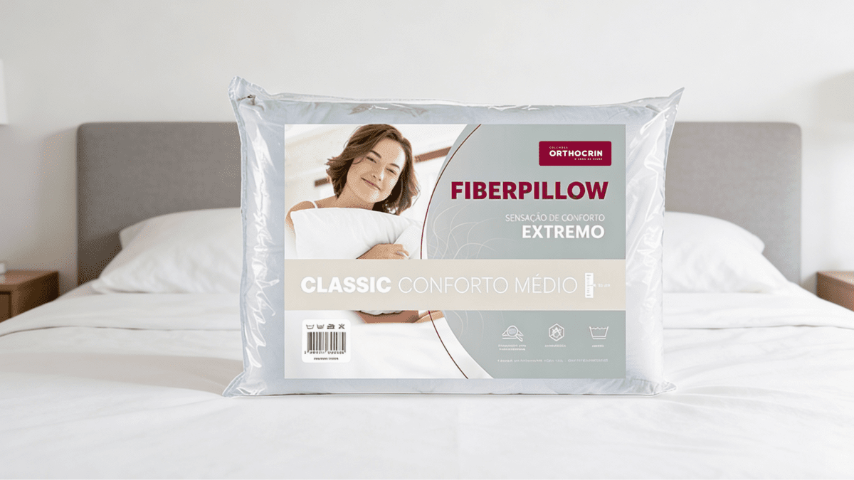 Travesseiro de Fibra Fiberpillow Classic - Orthocrin