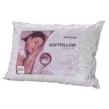 Travesseiro de Flocos de Visco Espuma Viscoelástica Softpillow Memory - Orthocrin
