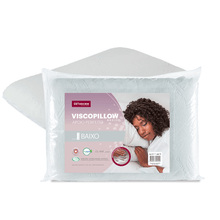 Travesseiro Espuma Viscoelástica Viscopillow Basic 45x68x10 - Orthocrin