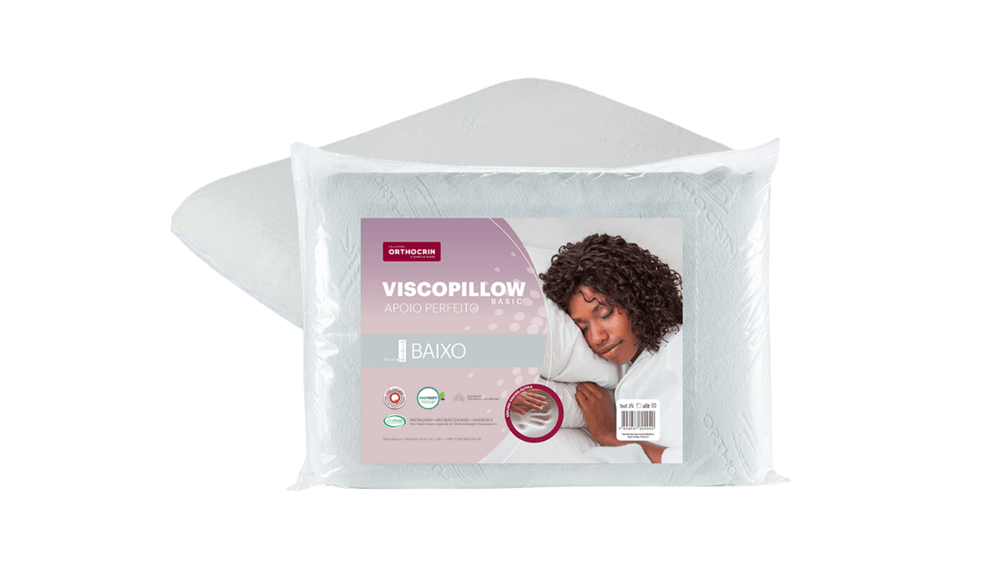 Travesseiro Espuma Viscoelástica Viscopillow Basic - Orthocrin