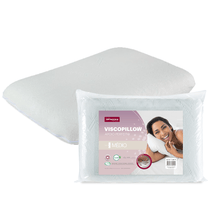 Travesseiro Espuma Viscoelástica Viscopillow Médio 48x68x12 - Orthocrin