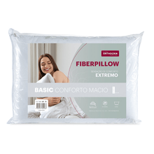 Travesseiro Fiberpillow Basic Fibra Siliconada 40x60x12 - Orthocrin