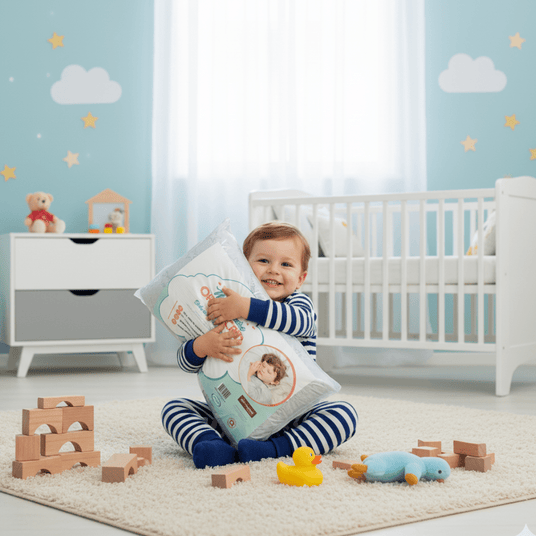 Travesseiro Infantil Bebê Meu Primeiro Orthocrin Visco 35x55x4 - Orthocrin