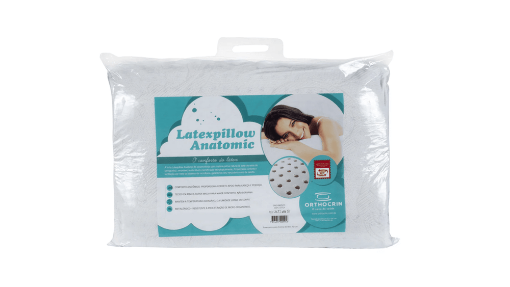 Travesseiro Latewpillow Anatômico Cervical Látex - Orthocrin