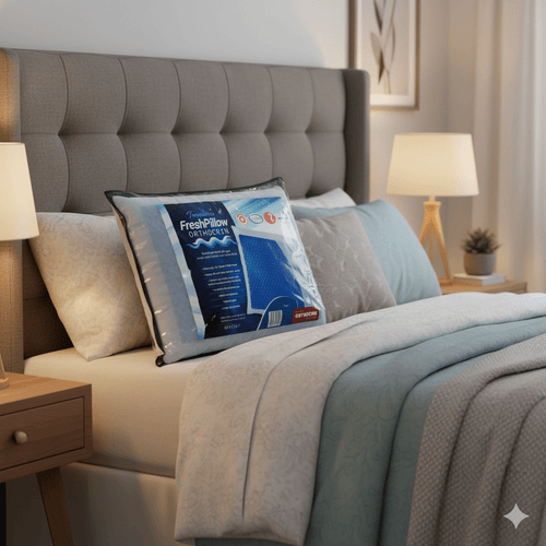 Travesseiro Manta de Gel FreshPillow 68x48x12 - Orthocrin