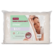 Travesseiro NASA Visco Soft Alto 48x68x15 - Orthocrin