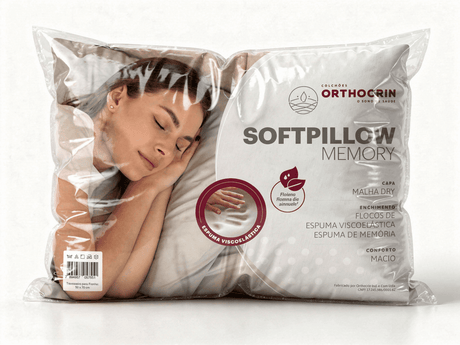 Travesseiro Viscoelástico SoftPillow Memory - Orthocrin